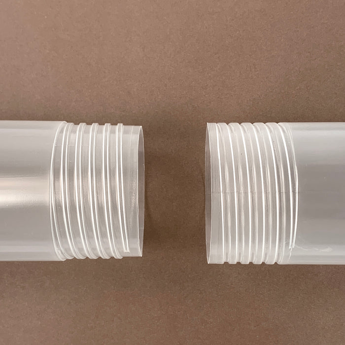 WestonBoxes clear plastic poster tubes