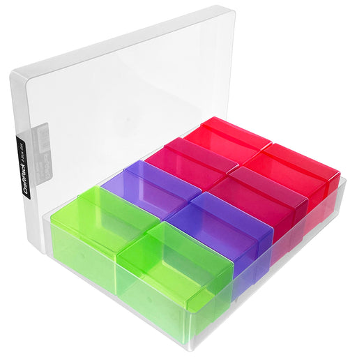 WestonBoxes craftpack multicolour multipack of small craft storage boxes