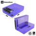 Purple/Transparent, WestonBoxes A5 internal and external Dimensions