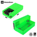 Neon Green/Opaque, WestonBoxes Pen and Pencil Box internal and external Dimensions