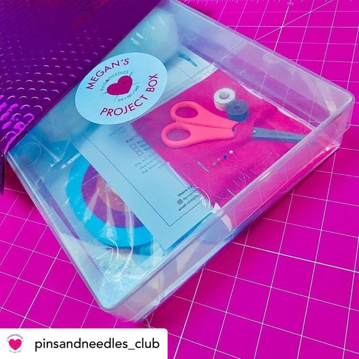 pinsandneedles_club sewing kit packed in a westonboxes a4 storage box