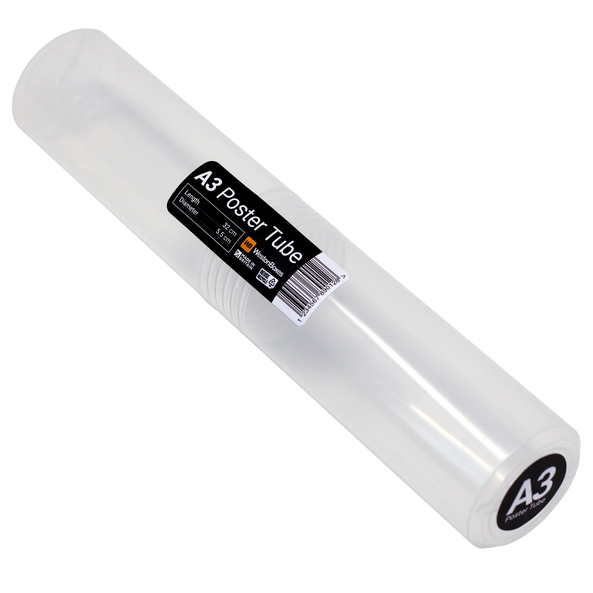 Clear Plastic Storage Tubes for Posters, Documents & Gift Wrap | Made ...