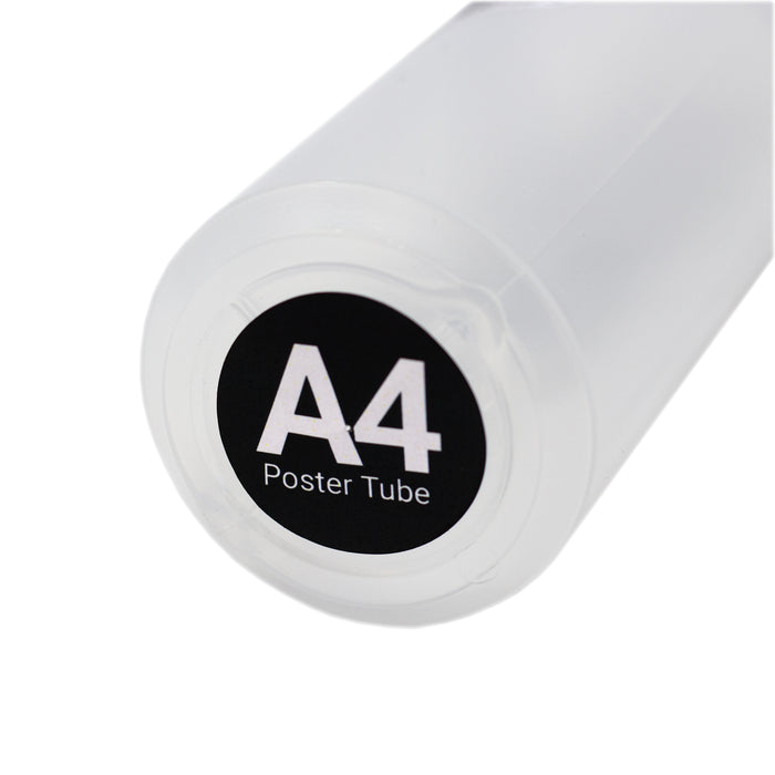 Plastic document storage tubes for prints photos documents a4 paper