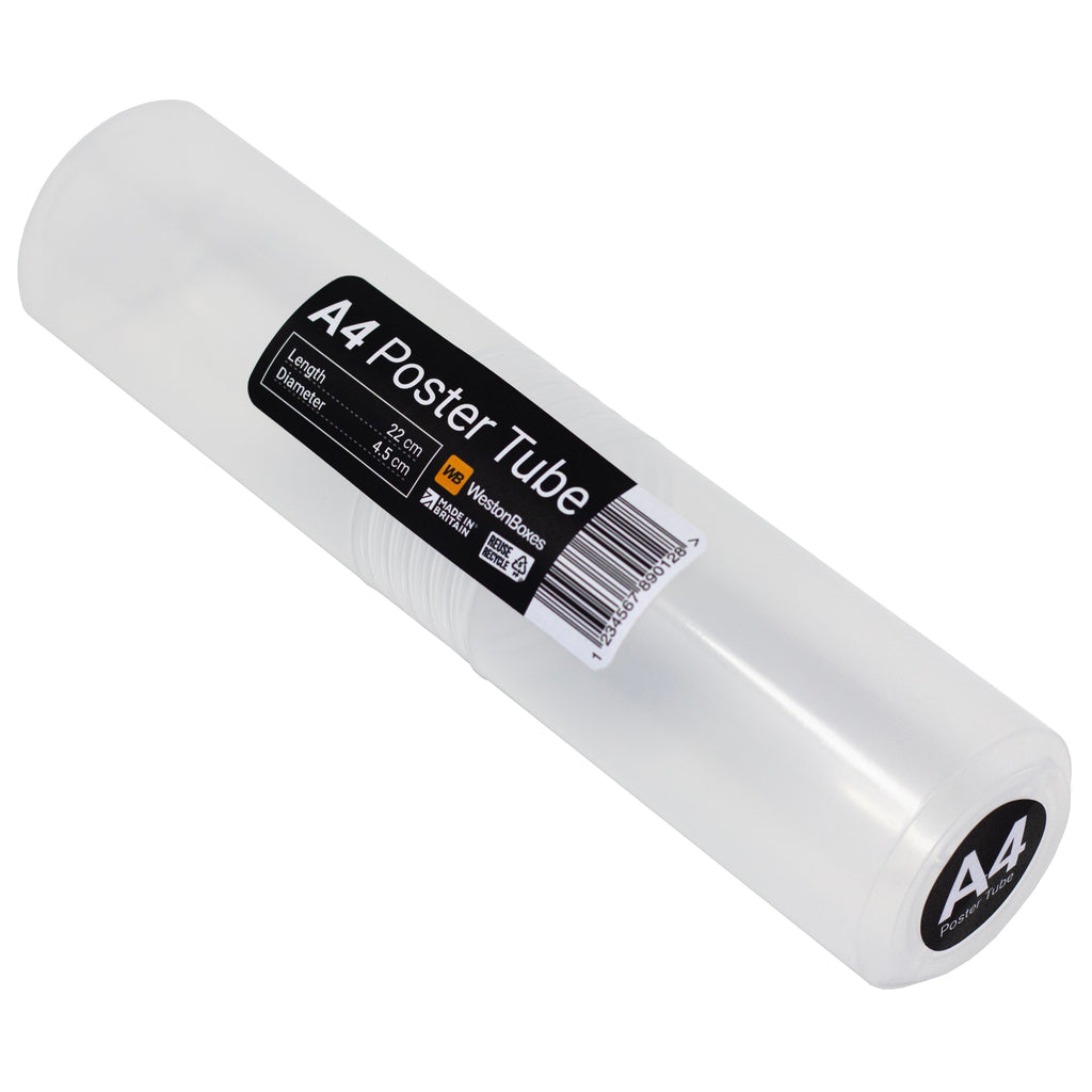 Clear Plastic Storage Tubes for Posters, Documents & Gift Wrap | Made ...
