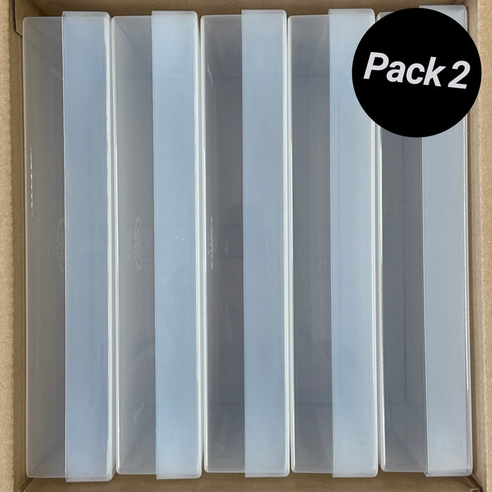 2èmes | Boîte de rangement en plastique A4 (paquet de 5)