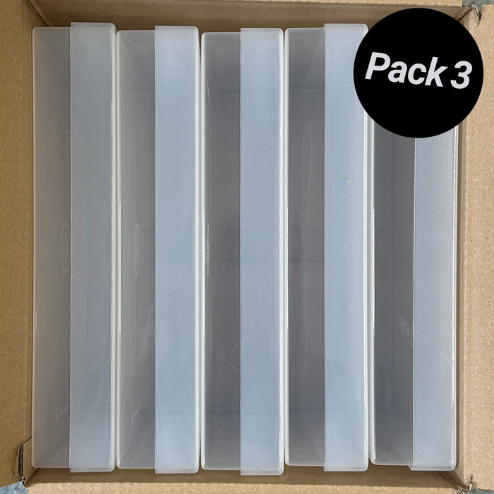 2èmes | Boîte de rangement en plastique A4 (paquet de 5)