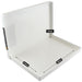 WestonBoxes A4 paper presentation storage box white opaque impact resistant tough internal dimensions