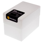 WestonBoxes 70mm deep white opaque TOUGH business card box — holds up to 250 cards