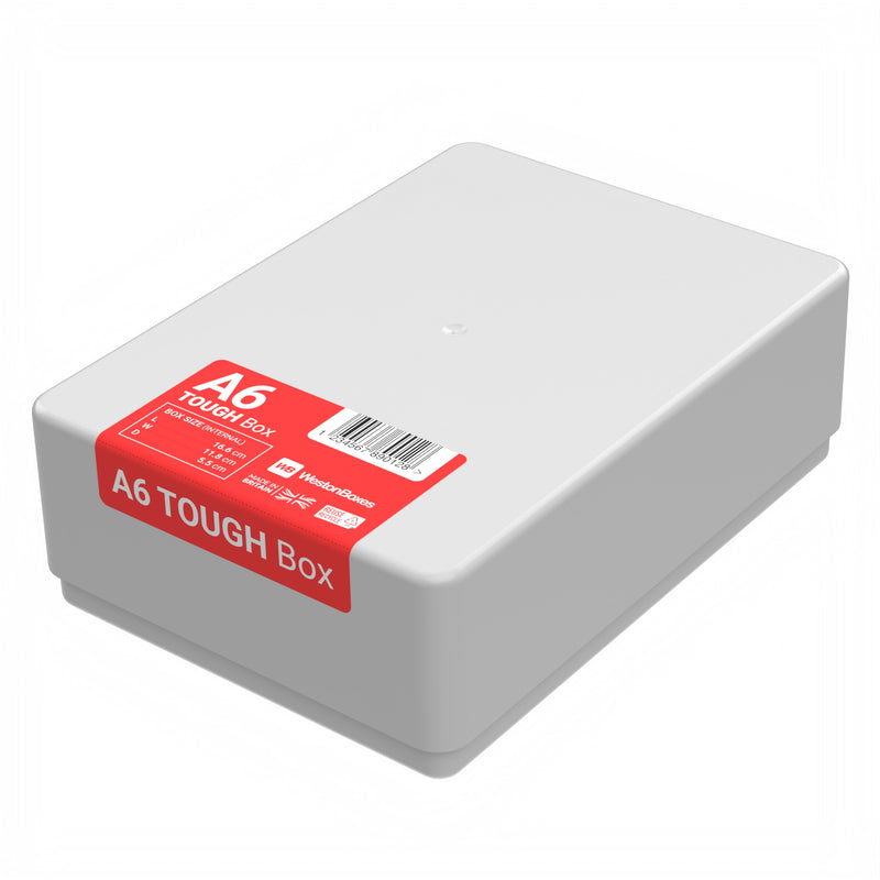 A6 TOUGH Box, robuste, stoßfeste Aufbewahrungsbox aus Kunststoff