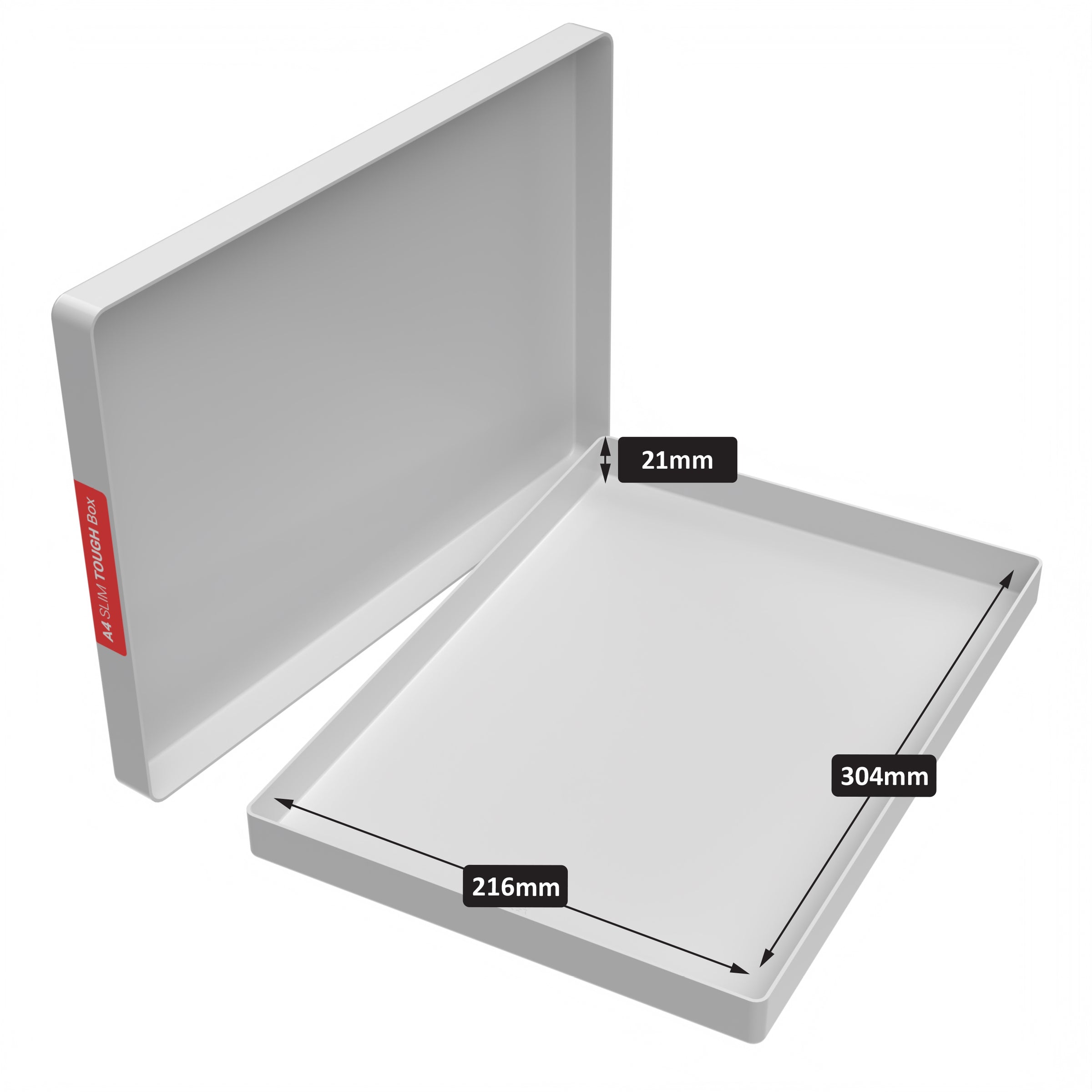 A4 Boxes Rack Slim A4 TOUGH Storage Box | Heavy Duty Impact Resistant | Made in ...