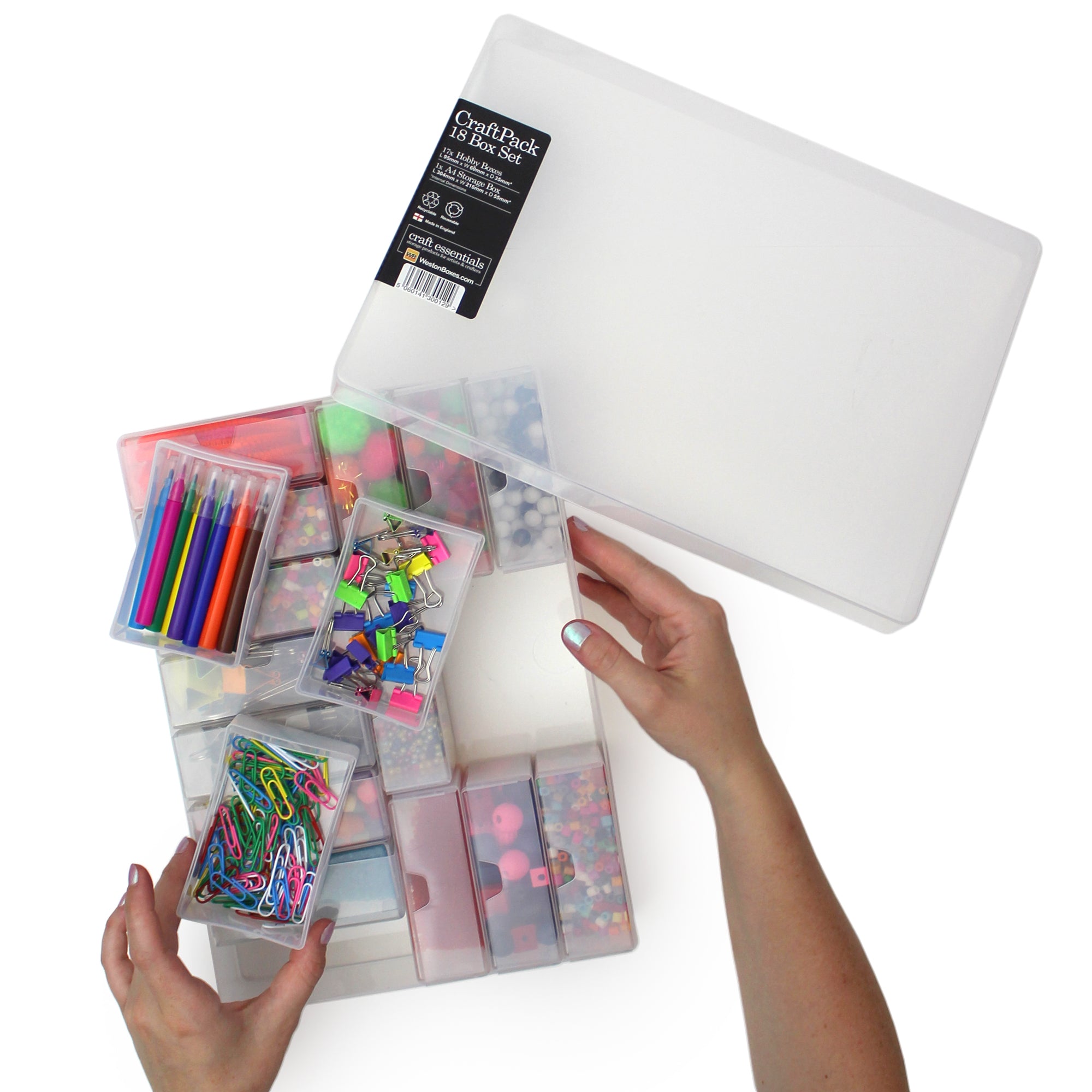 Box Westonboxes A5 Plastic es With Lids For Art | Sri Lanka Craft Storage