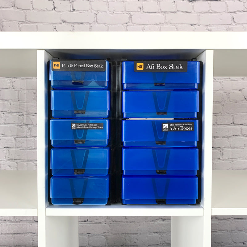 IKEA Kallax Compatible Storage Pack — A5 Box Stak & Pen & Pencil Box Stak