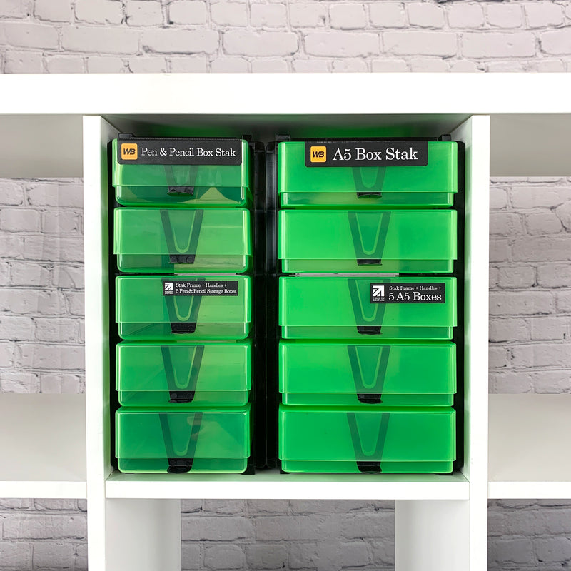 IKEA Kallax Compatible Storage Pack — A5 Box Stak & Pen & Pencil Box Stak