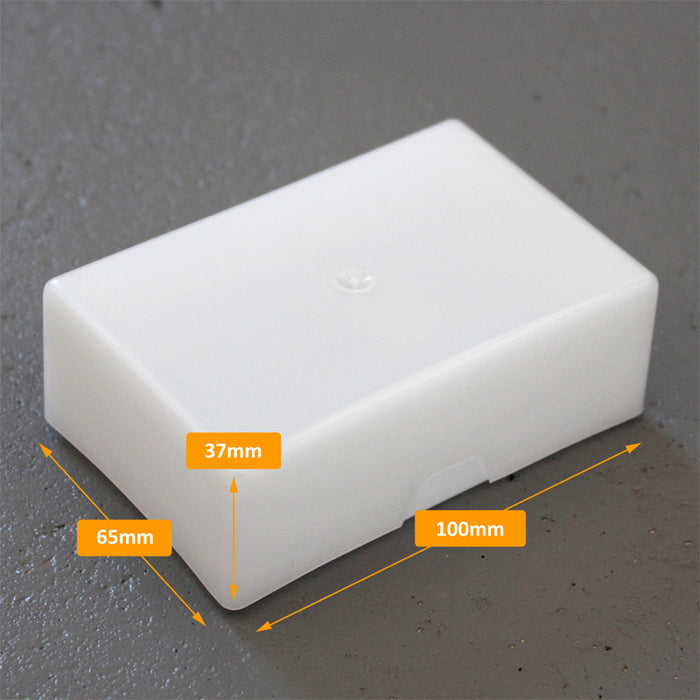 Weston Boxes - 35mm Deep Business Card Box - Tough, White / Semi-Opaque