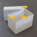 TOUGH 250 Business Card Box Internal Dimensions, WestonBoxes -70mm Deep Business Card Box- Tough, White / Semi-Opaque