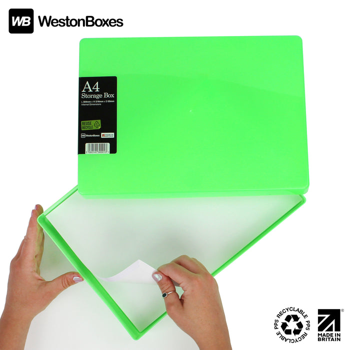 Clear Plastic A4 Poster Tube — WestonBoxes Trade