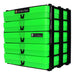 Neon Green / Opaque, WestonBoxes Craft Storage Box Stak Stack Unit For A4 Paper Storage Boxes