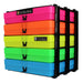 Neon MixPack / Opaque, WestonBoxes Craft Storage Box Stak Stack Unit For A4 Paper Storage Boxes