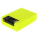 Neon Yellow / Opaque, WestonBoxes A5 Paper Plastic Storage Boxes Neon 
