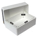 westonboxes a6 paper storage boxes white, White / Opaque