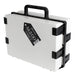 WestonBoxes A4 plastic craft storage box carrier, White / Opaque / TOUGH