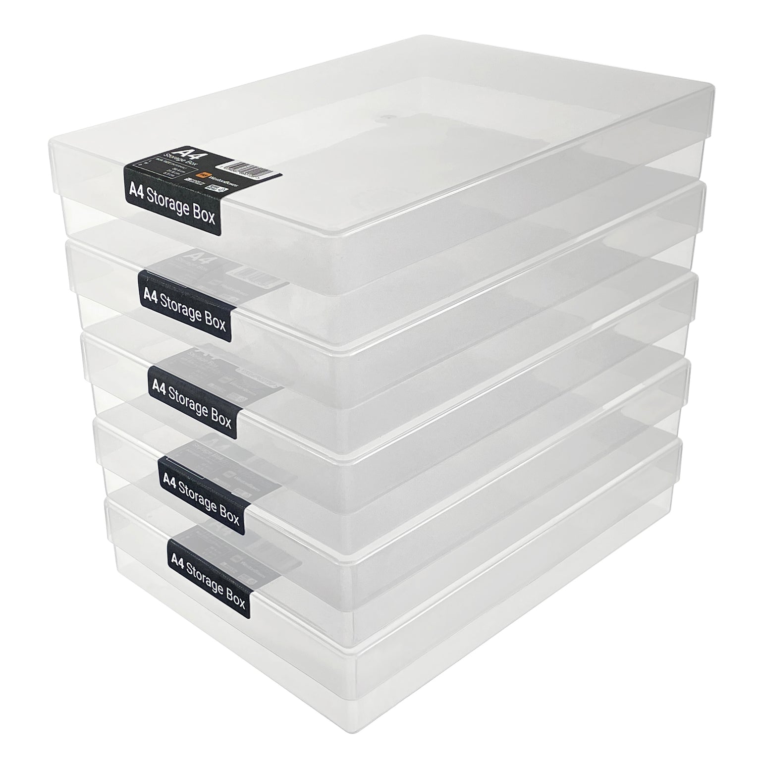 A4 Boxes Rack A4 Paper Storage Boxes | Clear & TOUGH | Made in Britain — WestonBoxes