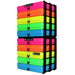 Neon MixPack / Opaque, WestonBoxes Craft Storage Box Stak Stack Unit For A4 Paper Storage Boxes