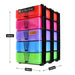 Multicolour/Transparent, WestonBoxes Stak outer Dimensions