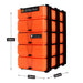 Neon Orange/Opaque, WestonBoxes Stak outer Dimensions