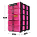 Pink/Transparent, WestonBoxes Stak outer Dimensions