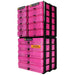 Pink / Transparent, WestonBoxes 3 Box Stak Pack A4, A5, DL Crat Storage Unit Staks & Boxes modular customisable storage