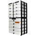 White / Opaque / TOUGH, WestonBoxes 3 Box Stak Pack A4, A5, DL Crat Storage Unit Staks & Boxes modular customisable storage