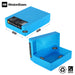 Neon Blue/Opaque, WestonBoxes A5 internal and external Dimensions