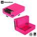 Neon Pink/Opaque, WestonBoxes A5 internal and external Dimensions