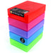 WestonBoxes multicoloured plastic storage boxes with lids for a5 paper