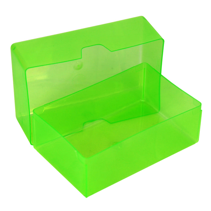 Green / Transparent, Weston Boxes 35mm Deep Business Card Box