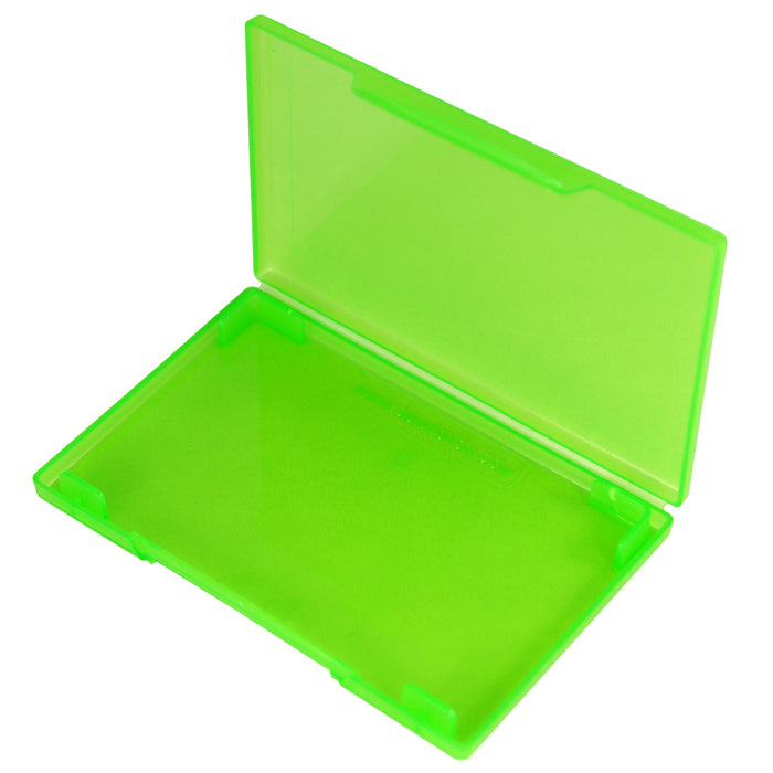 westonboxes green plastic business card wallet