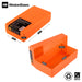 Neon Orange/Opaque, WestonBoxes Pen and Pencil Box internal and external Dimensions