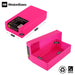 Neon Pink/Opaque, WestonBoxes Pen and Pencil Box internal and external Dimensions