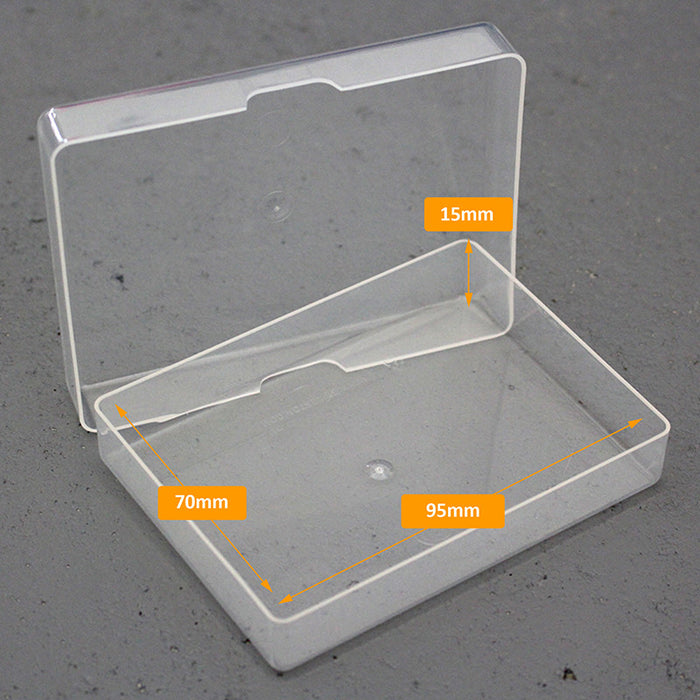 westonboxes plastic playing card boxes, Clear / Transparent