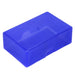 Purple / Transparent, WestonBoxes 35mm deep Business Card Box holds up to 125 business cards