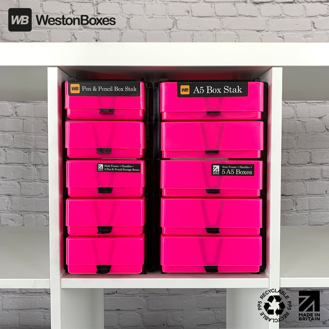 WestonBoxes IKEA Kallax Storage Pack with Drawers