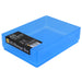 WestonBoxes blue plastic storage boxes with lids for a5 paper