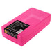 Westonboxes pen & pencil stationery storage box, pink / transparent