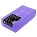 Westonboxes pen & pencil stationery storage box, purple / transparent